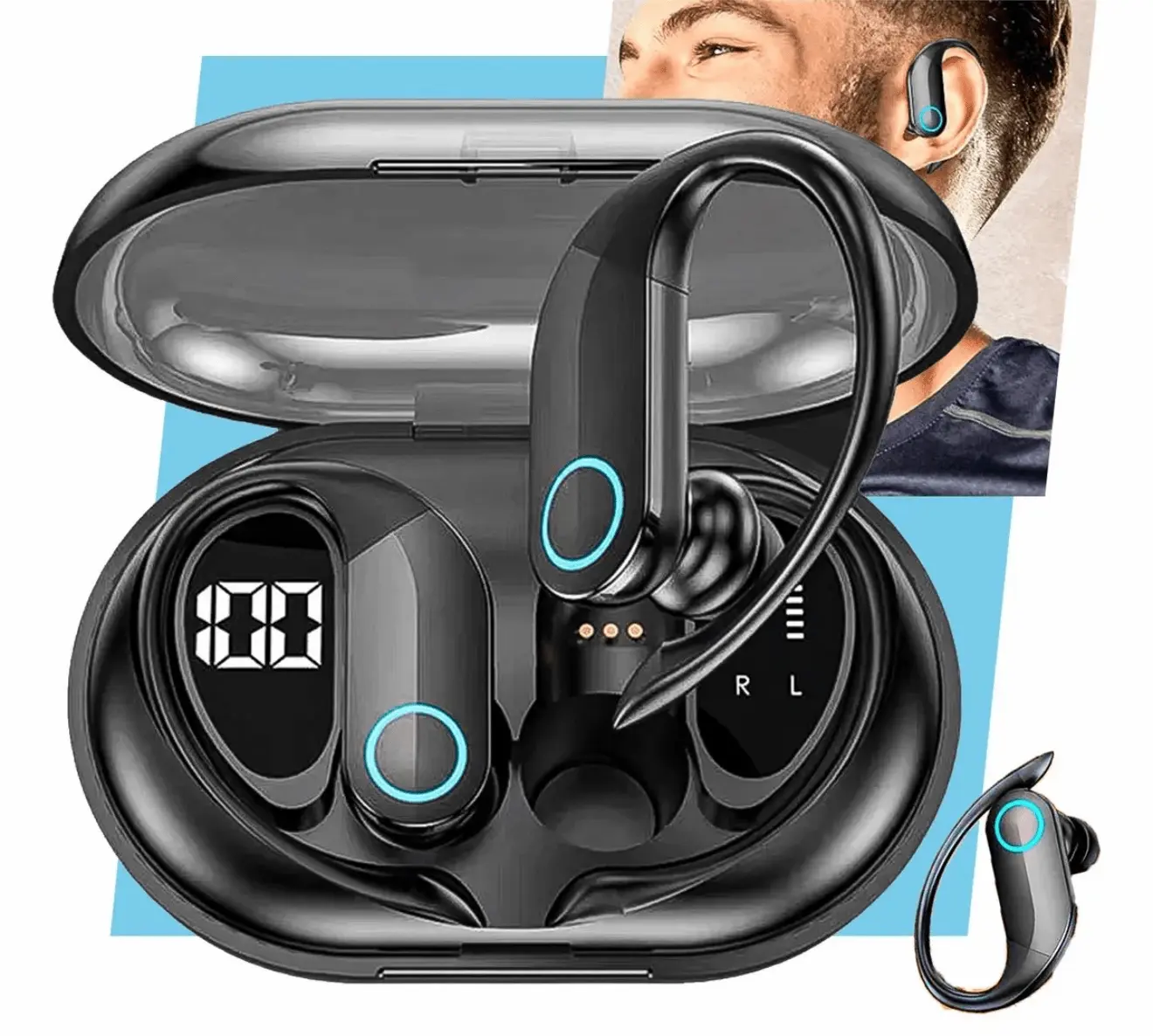 1 imagem fone Bluetooth DigitalShopBrasil