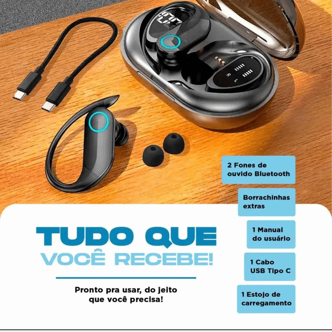 5 imagem fone Bluetooth DigitalShopBrasil