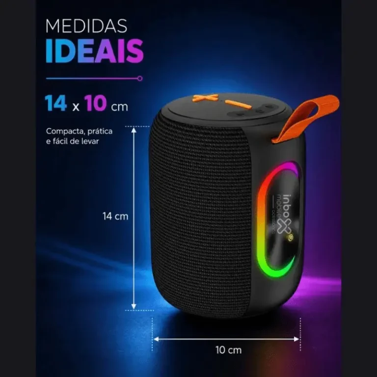 4-caixa de som Bluetooth DigitalShopBrasil