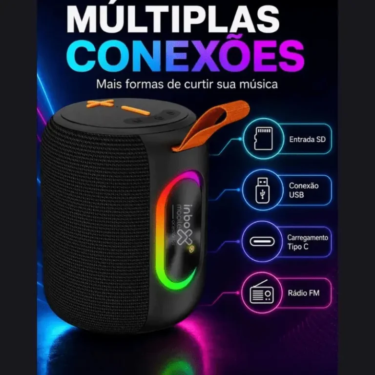 6-caixa de som Bluetooth DigitalShopBrasil